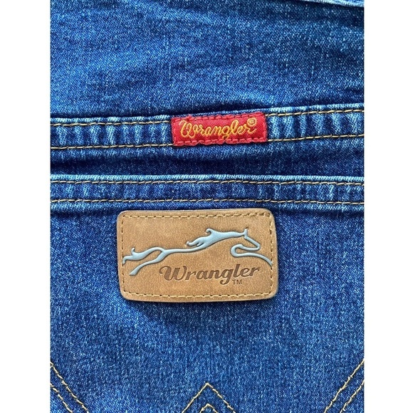 Wrangler Vintage‎ Women's Cowboy Cut High Rise Slim Straight Leg Jeans - 11x34 - Picture 8 of 11